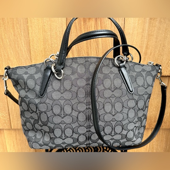 Coach Kelsey Monogram Canvas Purse - Picture 2 of 8